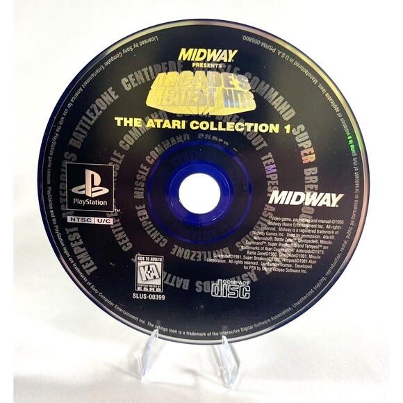 Midway Arcade’s Greatest Hits The Atari Collection PlayStation 1 Tested - Picture 2 of 8